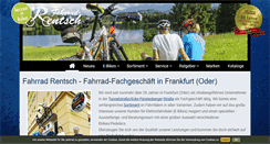 Desktop Screenshot of fahrrad-rentsch.de