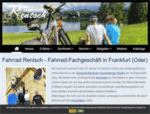 Tablet Screenshot of fahrrad-rentsch.de